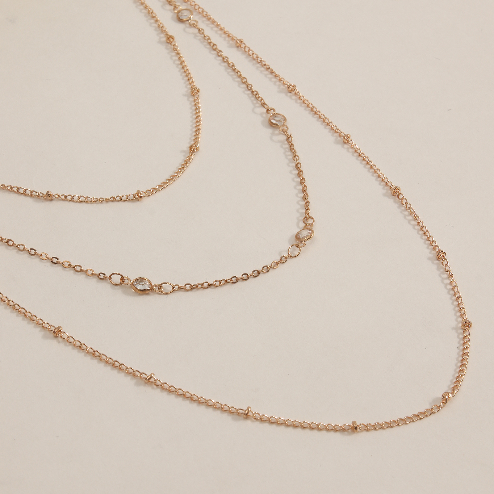 Glamyug Gold Bride Backless Rhinestone Waterdrop Body Chain – Belly & Waist Necklace for Women - Image 0