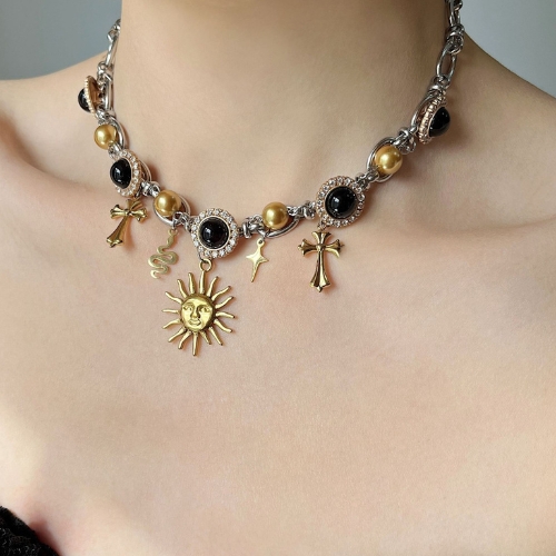 The Solar Trinity Charm Choker