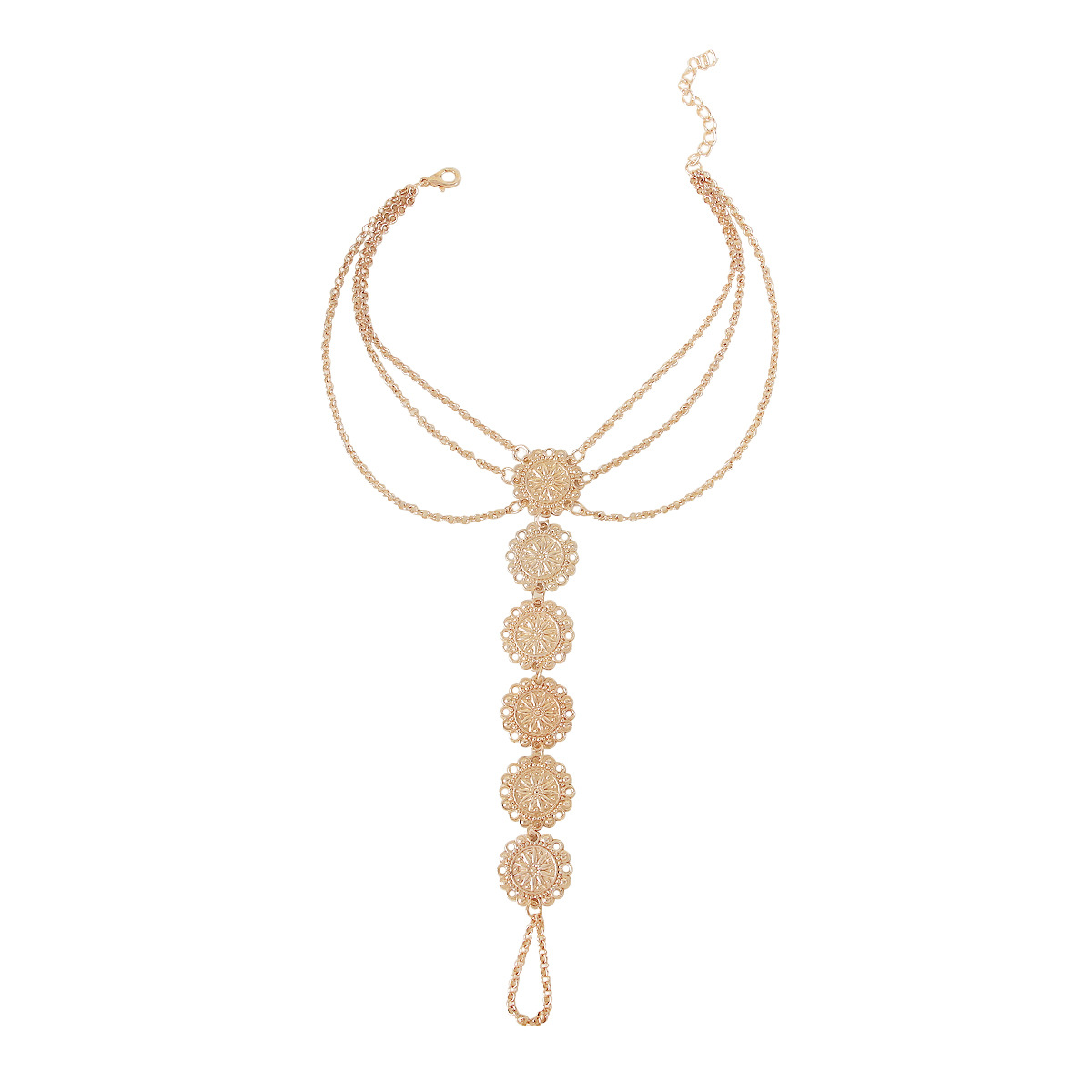 Glamyug Gold Coin Anklet – Sexy Exotic Pure Desire Style Leg Chain Jewelry for Women - Image 0